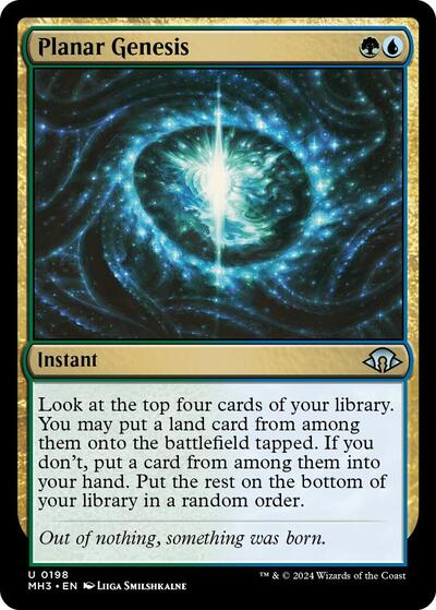 Planar Genesis (Modern Horizons 3) Light Play Foil