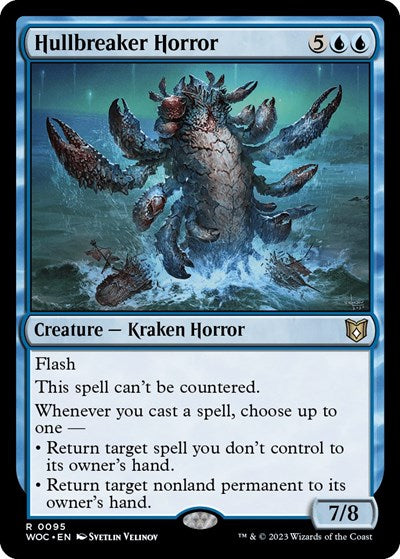 Hullbreaker Horror (Commander: Wilds of Eldraine) Light Play