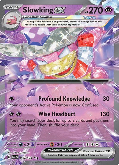 Slowking ex - 086 (SV02: Paldea Evolved) Light Play Holofoil