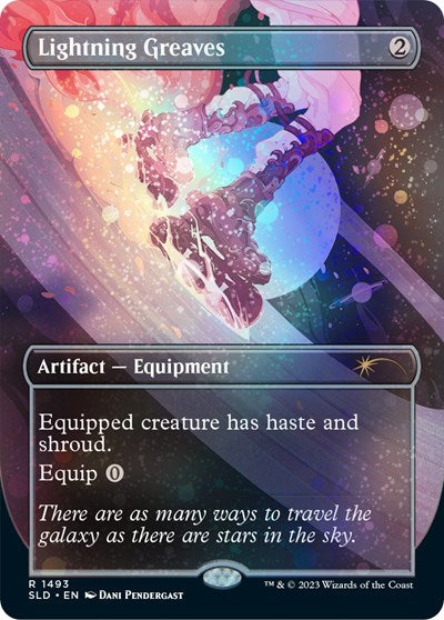 Lightning Greaves (1493) (Galaxy Foil) (Secret Lair) Light Play Foil