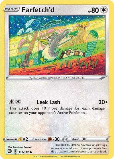 Farfetch'd (SWSH09: Brilliant Stars) Light Play Reverse Holofoil