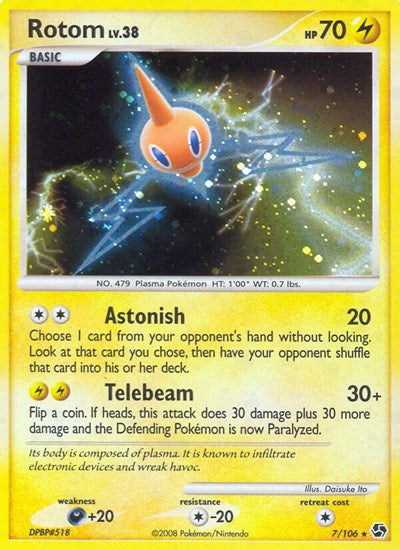 Rotom (Great Encounters) Medium Play Holofoil