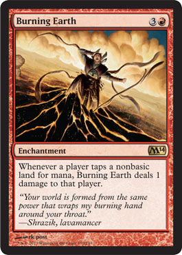 Burning Earth (Magic 2014 Core Set) Light Play