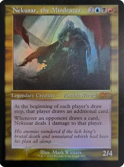 Nekusar, the Mindrazer (Retro Frame) (Secret Lair) Light Play Foil