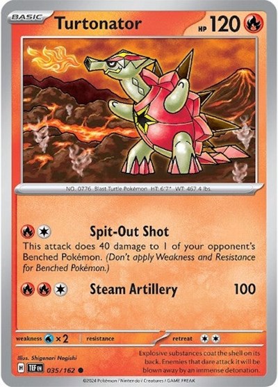 Turtonator (SV05: Temporal Forces) Light Play Reverse Holofoil