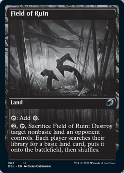 Field of Ruin (Innistrad: Double Feature) Light Play Foil