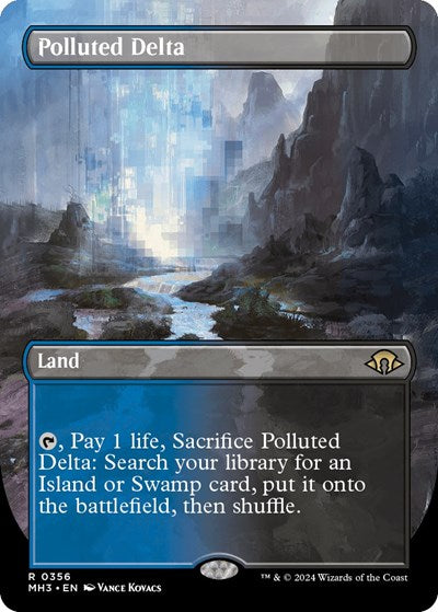 Polluted Delta (Borderless) (Modern Horizons 3) Light Play