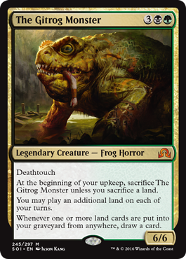 The Gitrog Monster (Shadows Over Innistrad) Light Play