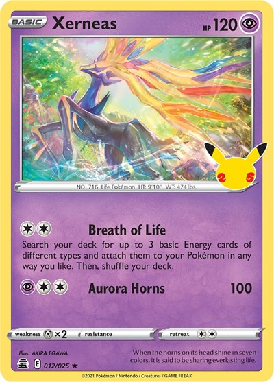 Xerneas (Celebrations) Light Play Holofoil