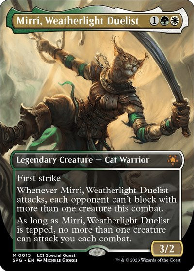 Mirri, Weatherlight Duelist (Borderless) (Special Guests) Light Play