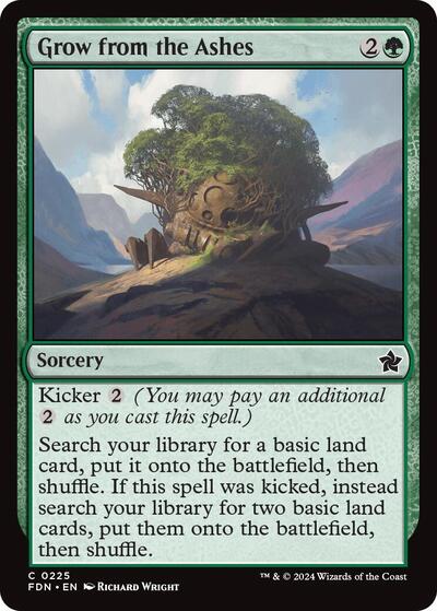 Grow from the Ashes (Foundations) Near Mint Foil