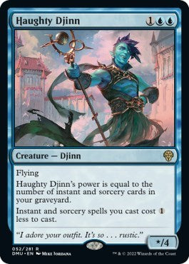 Haughty Djinn (Dominaria United) Light Play