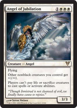 Angel of Jubilation (Avacyn Restored) Light Play