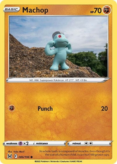 Machop (SWSH11: Lost Origin) Light Play