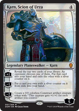 Karn, Scion of Urza (Dominaria) Light Play