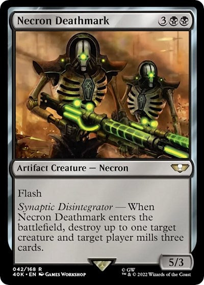 Necron Deathmark (Surge Foil) (Universes Beyond: Warhammer 40K) Light Play Foil