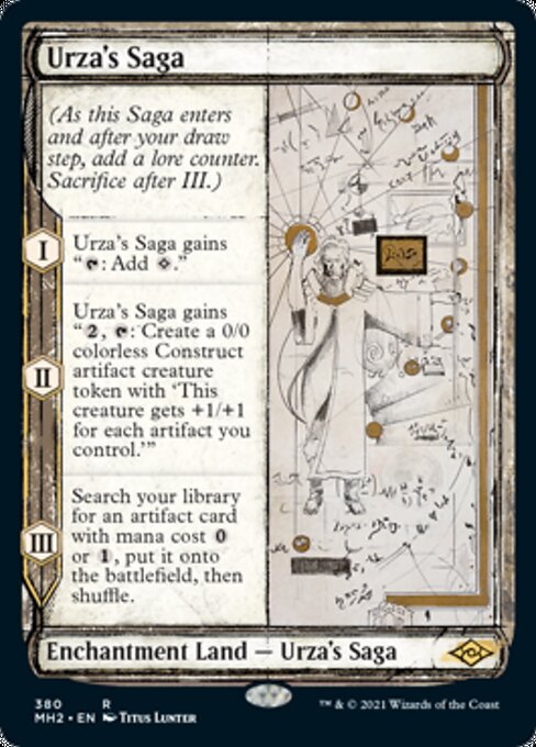 Urza's Saga (Showcase) (Modern Horizons 2) Light Play