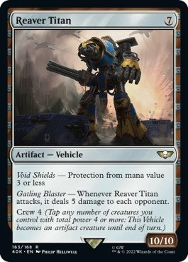 Reaver Titan (Surge Foil) (Universes Beyond: Warhammer 40K) Light Play Foil