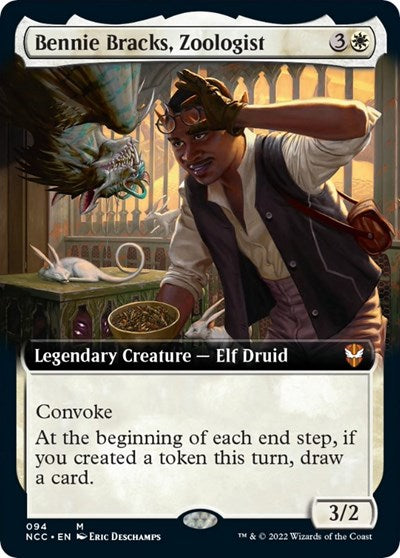 Bennie Bracks, Zoologist (Extended Art) (Commander: Streets of New Capenna) Light Play Foil