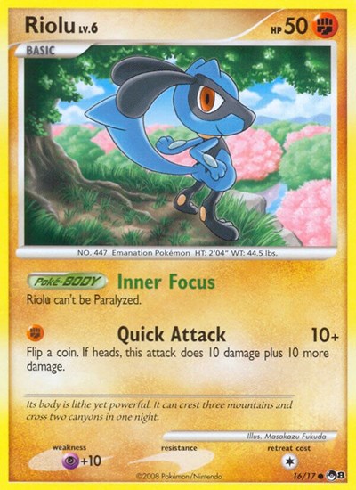 Riolu (POP Series 8) Light Play