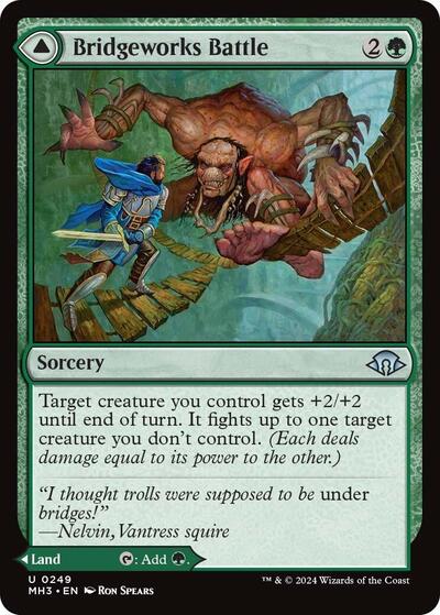 Bridgeworks Battle (Modern Horizons 3) Light Play Foil