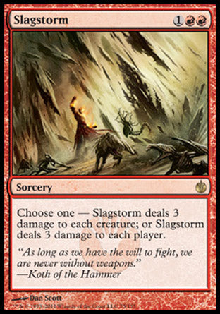 Slagstorm (Mirrodin Besieged) Light Play Foil