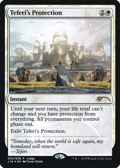 Teferi's Protection (J18) (Promos: Judge) Light Play Foil