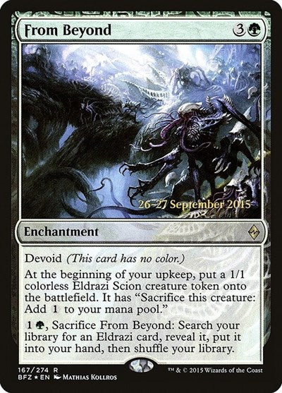 From Beyond (Promos: Prerelease Cards) Light Play Foil