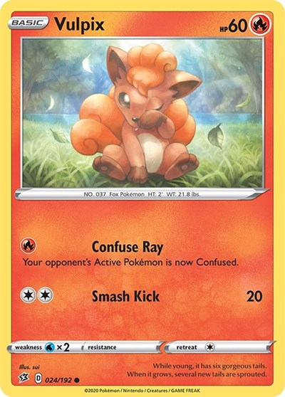 Vulpix (SWSH02: Rebel Clash) Light Play