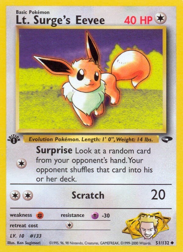 Lt. Surge's Eevee [G2 - 051/132]