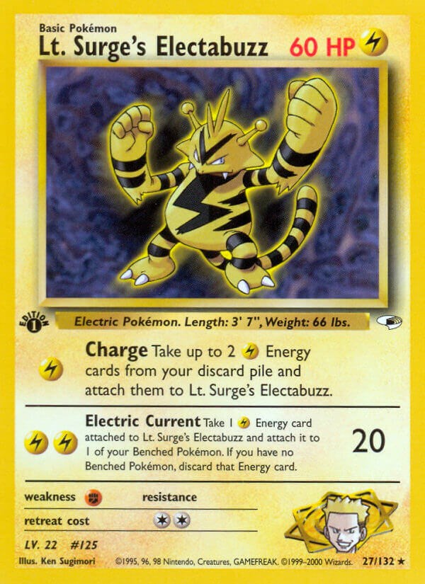 Lt. Surge's Electabuzz (27) [G1 - 027/132]