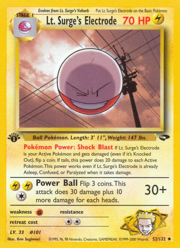 Lt. Surge's Electrode [G2 - 052/132]