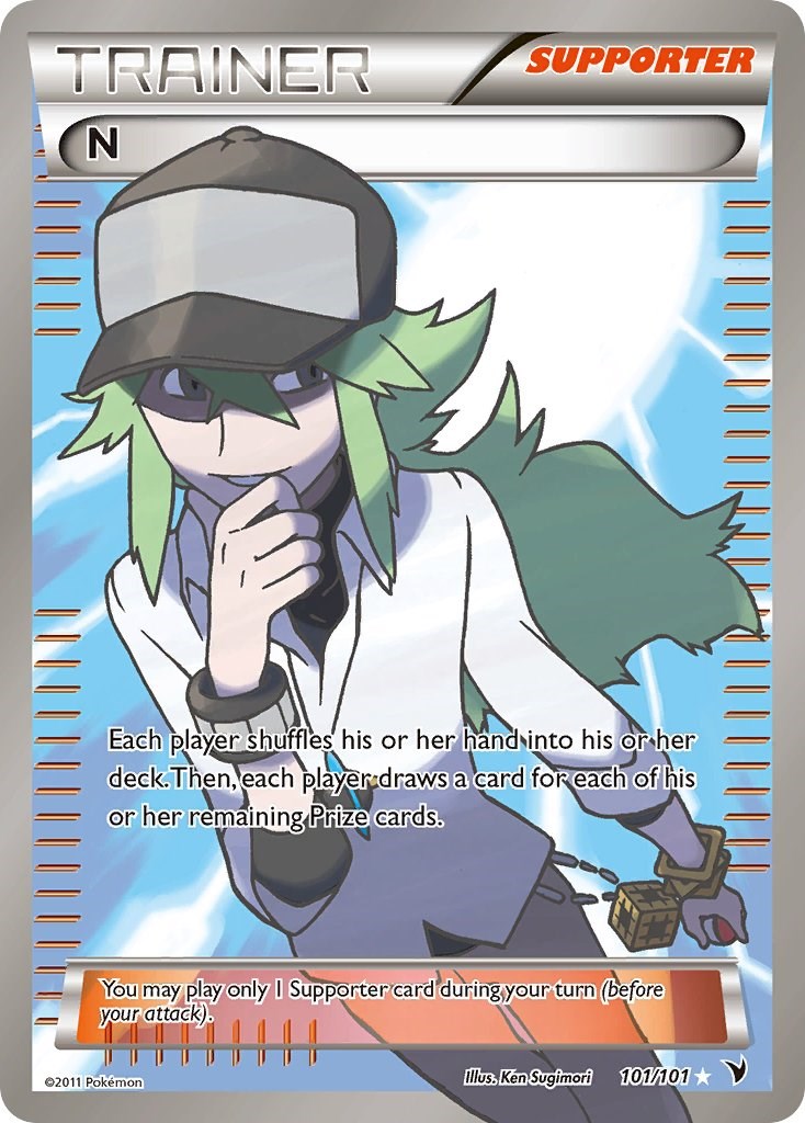 N (Supporter) (Full Art) [NVI - 101/101]
