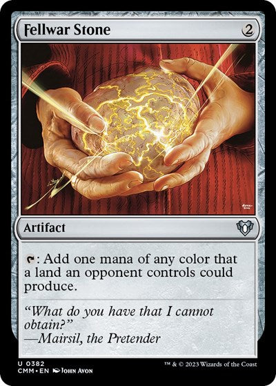 Fellwar Stone (Commander Masters) Light Play Foil