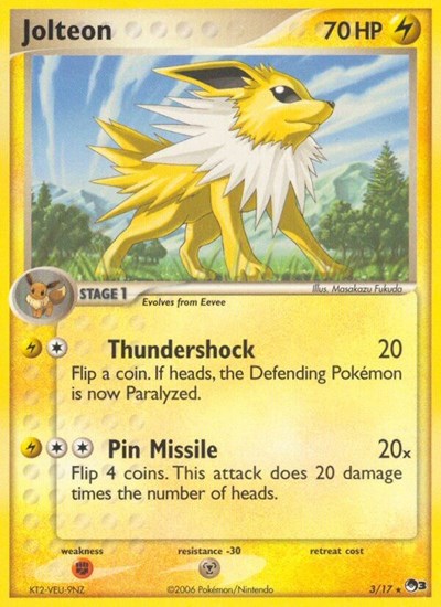 Jolteon (POP Series 3) Light Play Holofoil