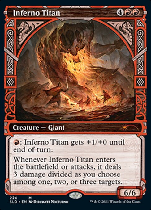 Inferno Titan (Secret Lair) Light Play Foil