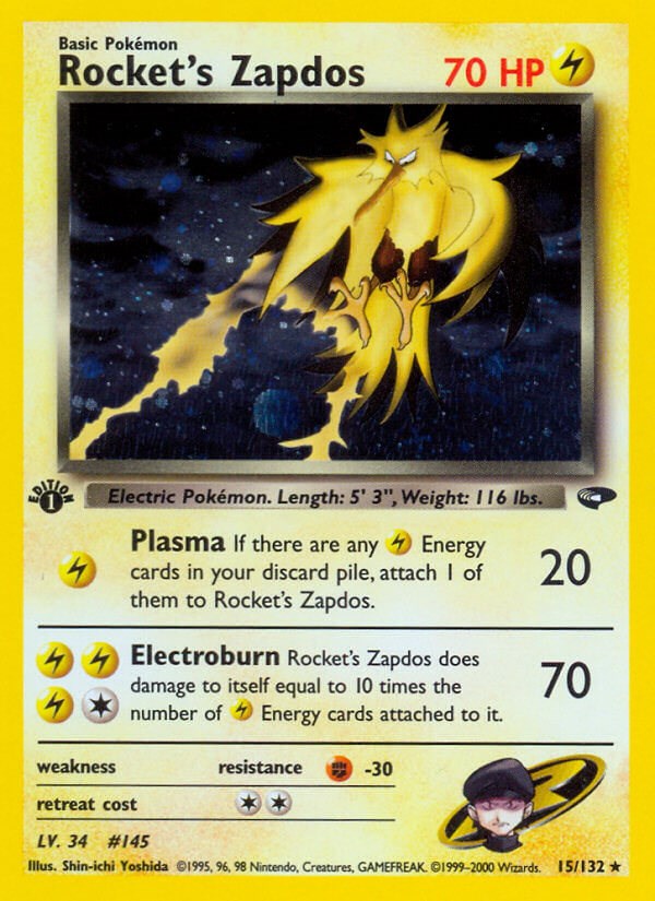 Rocket's Zapdos [G2 - 015/132]