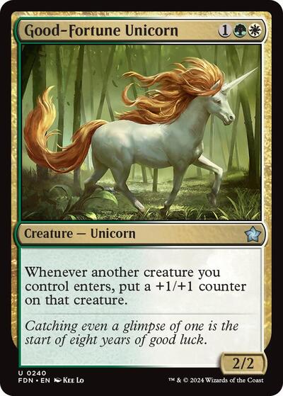 Good-Fortune Unicorn (Foundations) Light Play