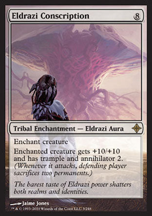 Eldrazi Conscription (Rise of the Eldrazi) Heavy Play