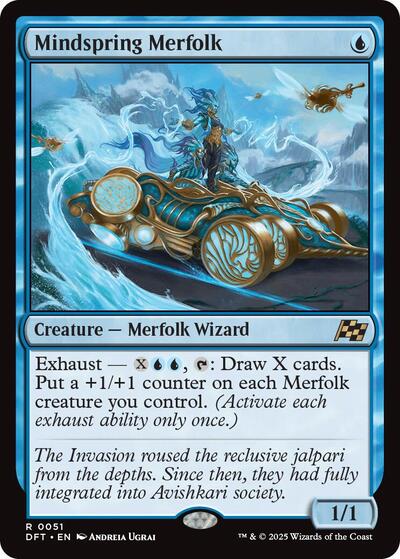 Mindspring Merfolk (Aetherdrift) Light Play