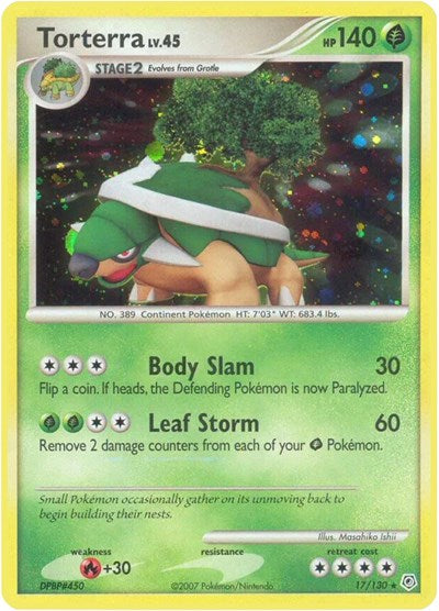 Torterra (Diamond and Pearl) Medium Play Holofoil