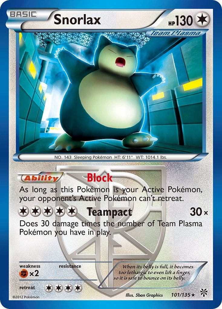 Snorlax (Team Plasma) [PLS - 101]