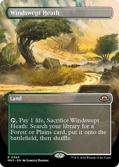 Windswept Heath (Borderless) (Modern Horizons 3) Light Play