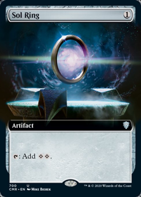 Sol Ring (Extended Art) (Commander Legends) Light Play Foil