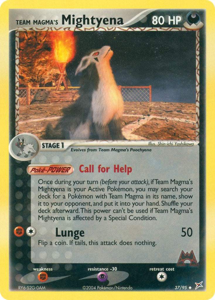 Team Magma's Mightyena - 37/95 [MA - 037]
