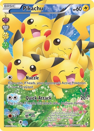 Pikachu (Full Art) (Generations: Radiant Collection) Light Play Holofoil