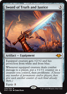 Sword of Truth and Justice (Modern Horizons) Light Play Foil