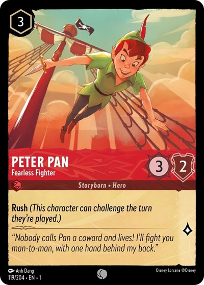 Peter Pan - Fearless Fighter (The First Chapter) Light Play