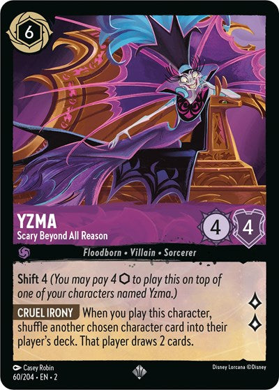 Yzma - Scary Beyond All Reason (Rise of the Floodborn) Light Play Cold Foil