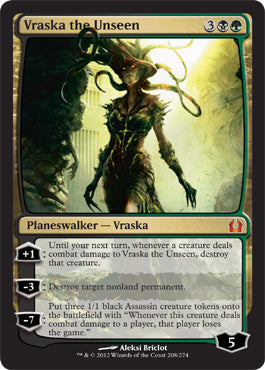 Vraska the Unseen (Return to Ravnica) Light Play Foil